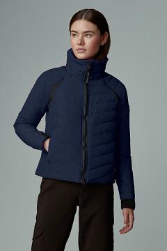 Chamarras Canada Goose Mujer Mexico - HyBridge Chaqueta De Plumas Azul Oscuro Marino GR4538726
